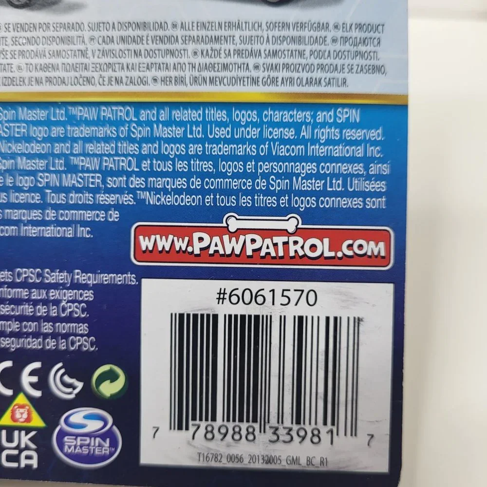 Spin Master Paw Patrol The Movie Rubble‎ True Metal Diecast Vehicle Nickelodeon